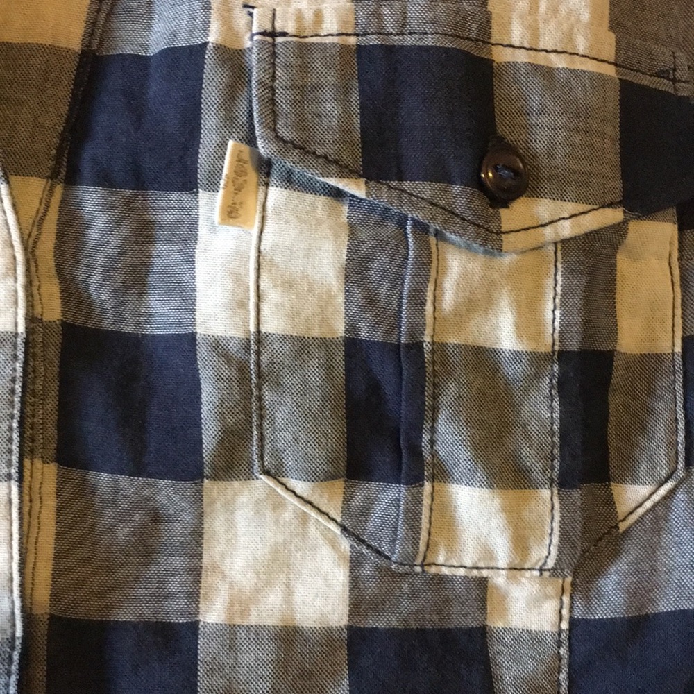 Levis Plaid Button Down - image 5